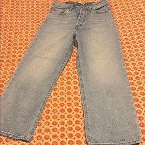 Levi's Light Blue Ankle & Cropped Jeans